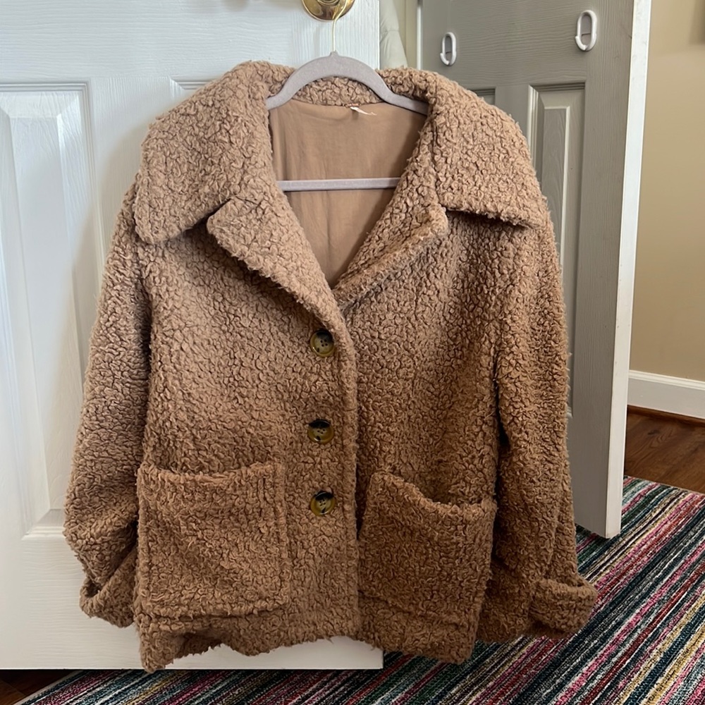 free people fuzzy jacket